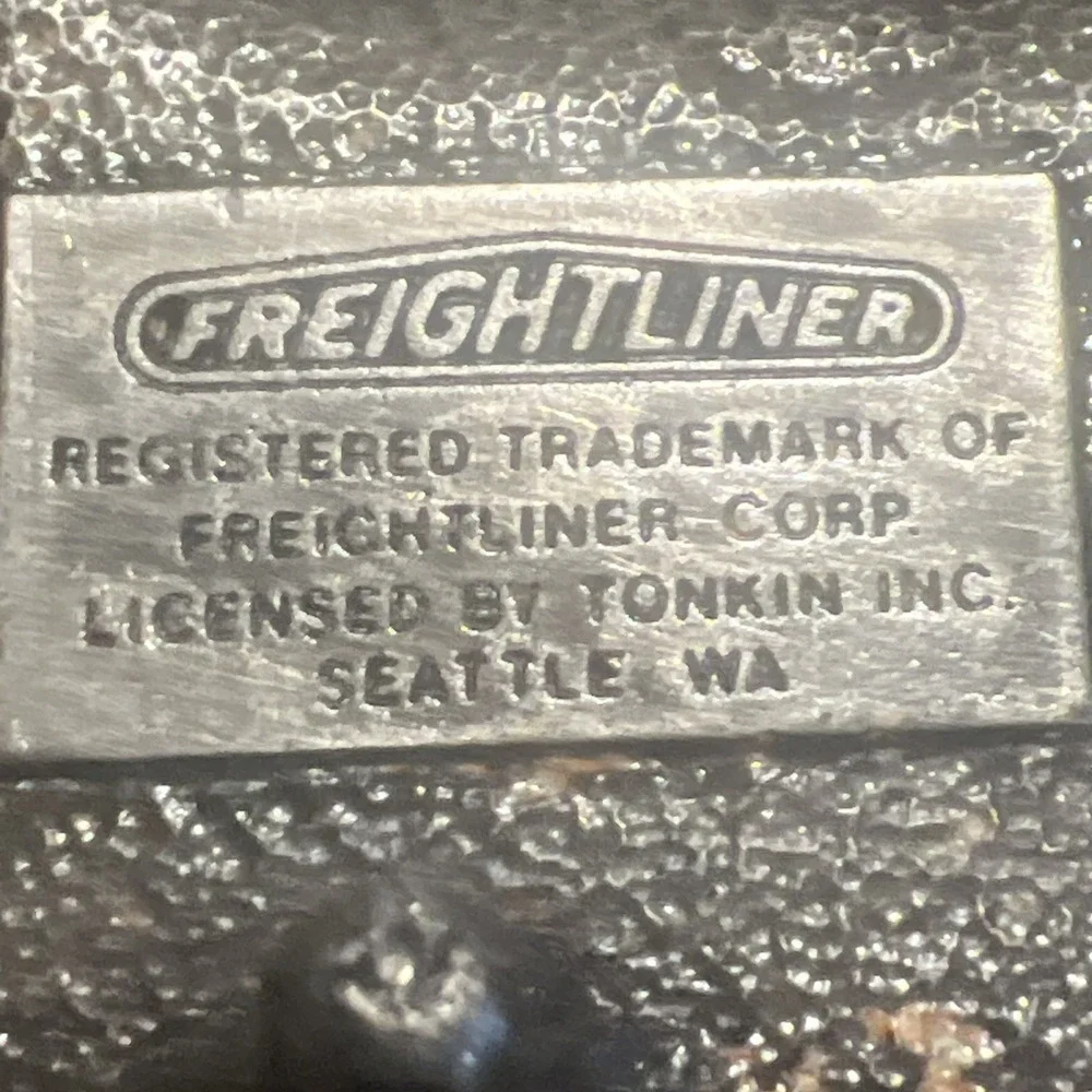 Vintage 1978 FREIGHTLINER #A-41 Metal Belt Buckle Heavy Duty Tonkin Inc Trucking